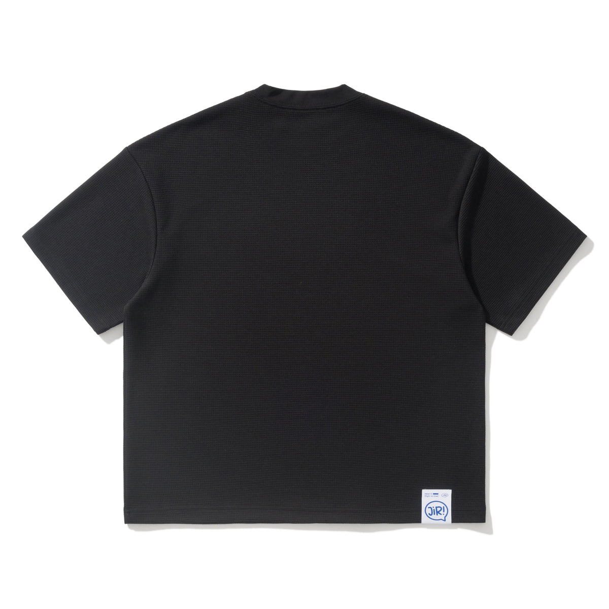 JIRI WAFFLE TEE / BLACK