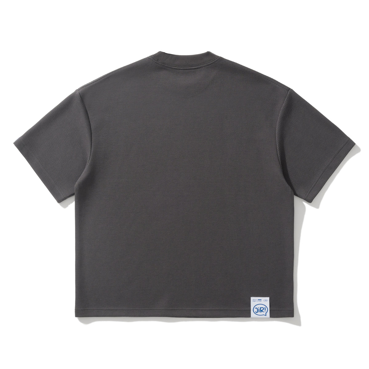 JIRI WAFFLE TEE / BLACK
