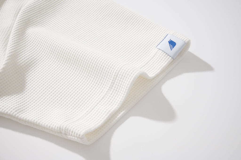 JIRI WAFFLE TEE / WHITE