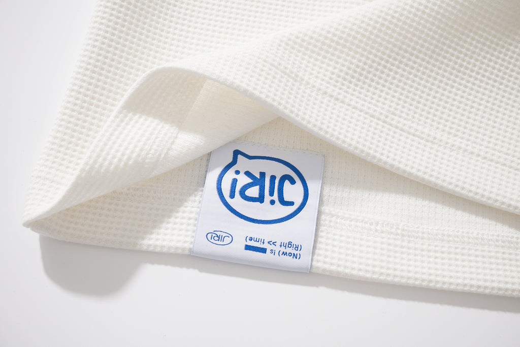 JIRI WAFFLE TEE / WHITE