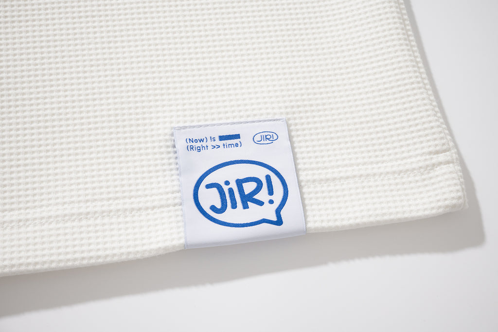 JIRI WAFFLE TEE / WHITE