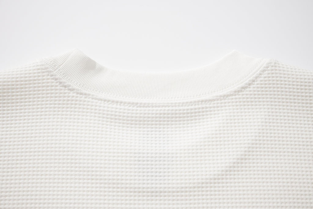 JIRI WAFFLE TEE / WHITE