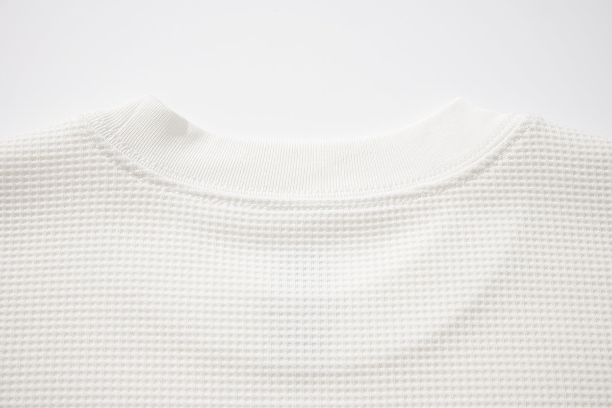 JIRI WAFFLE TEE / WHITE